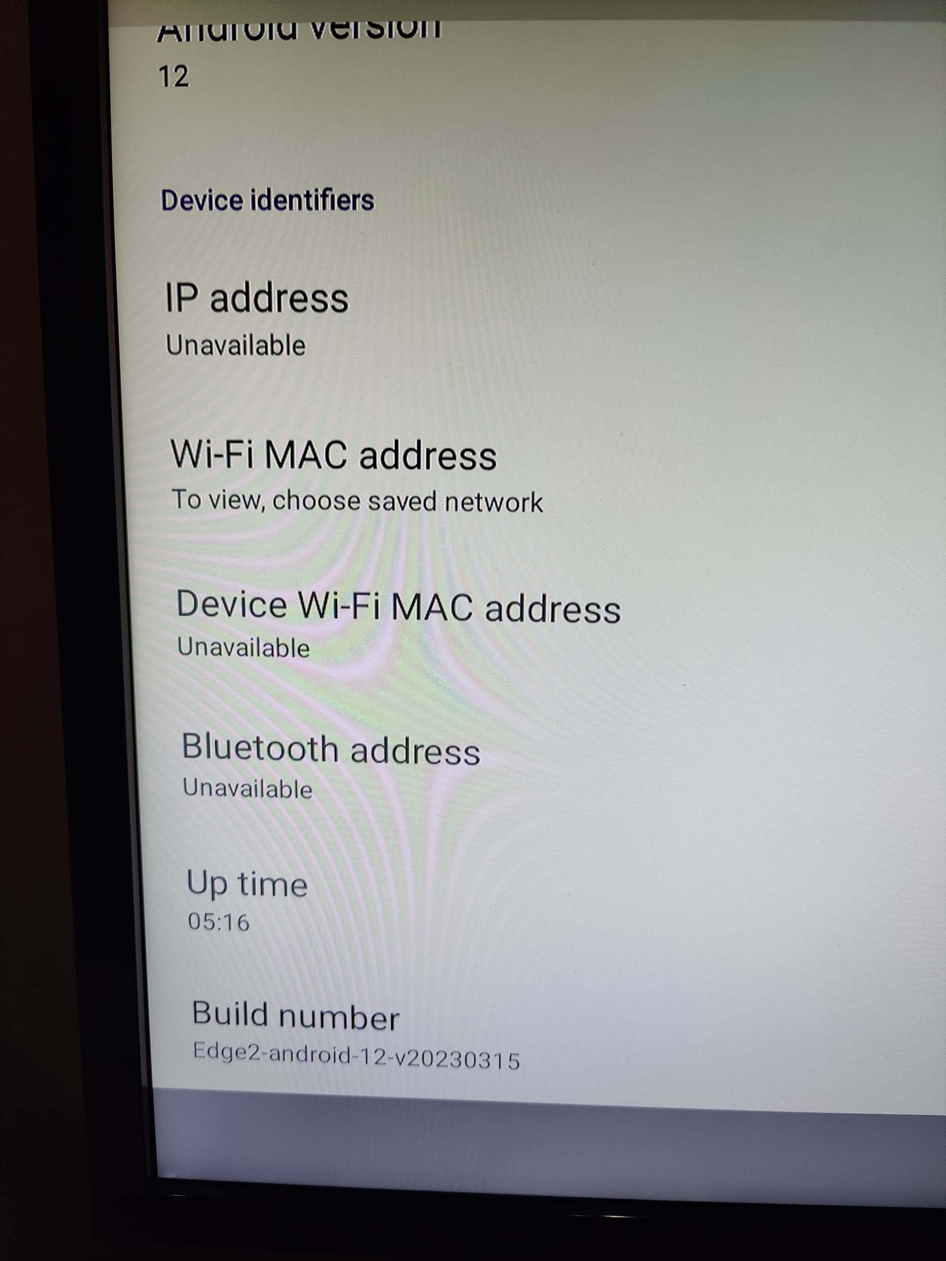 Android OS 12 image 20230315, no wifi! - Edge2 - Khadas Community