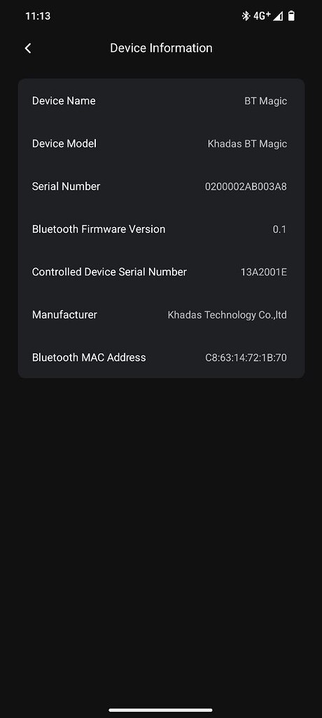BT Magic - Firmware upgrade failed - Technical Support - Khadas Community
